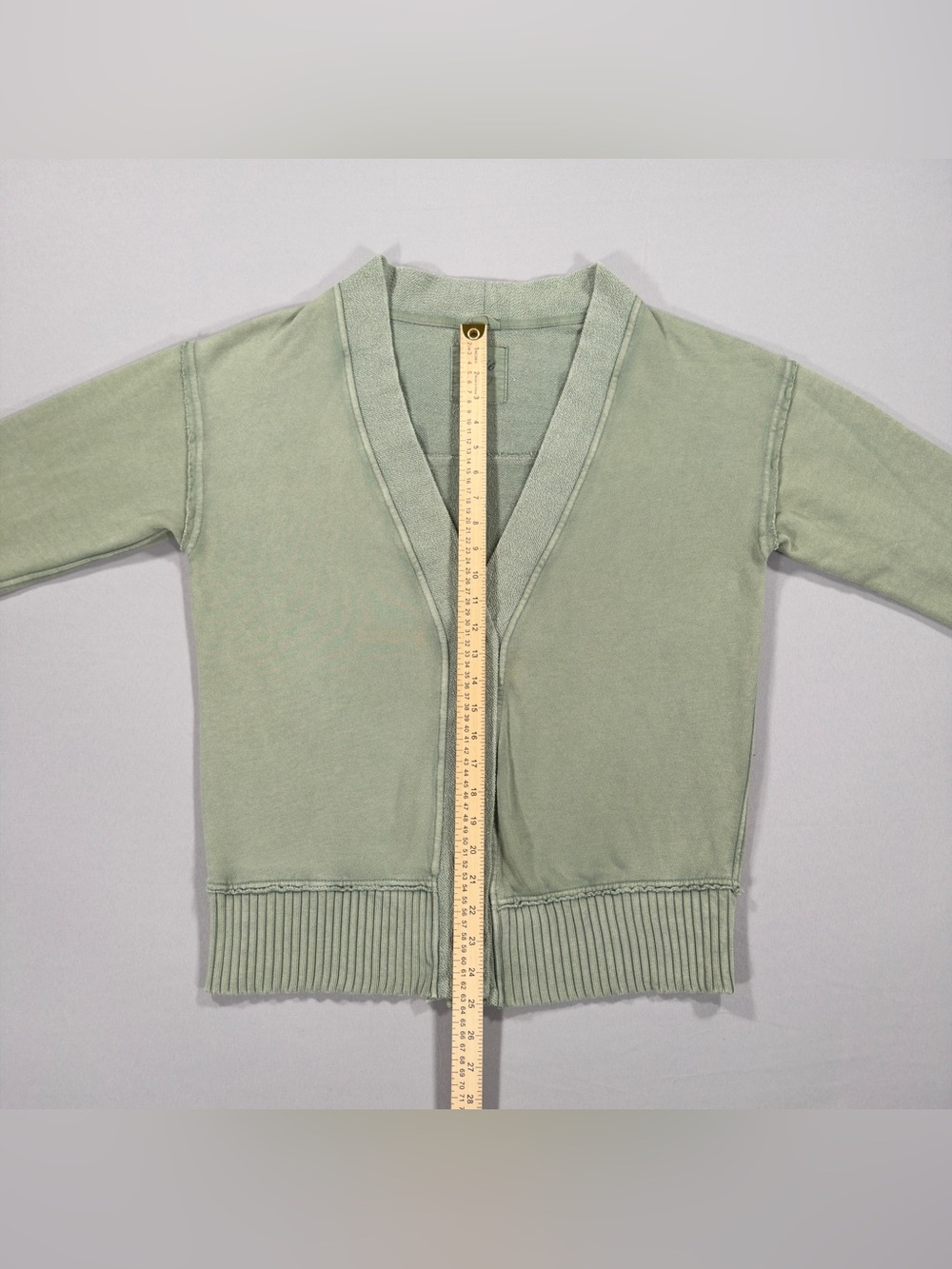 Aerie Women's XXS Olive Green Fleece Cardigan Button Front Cozy Sweater Cabin - Picture 11 of 11